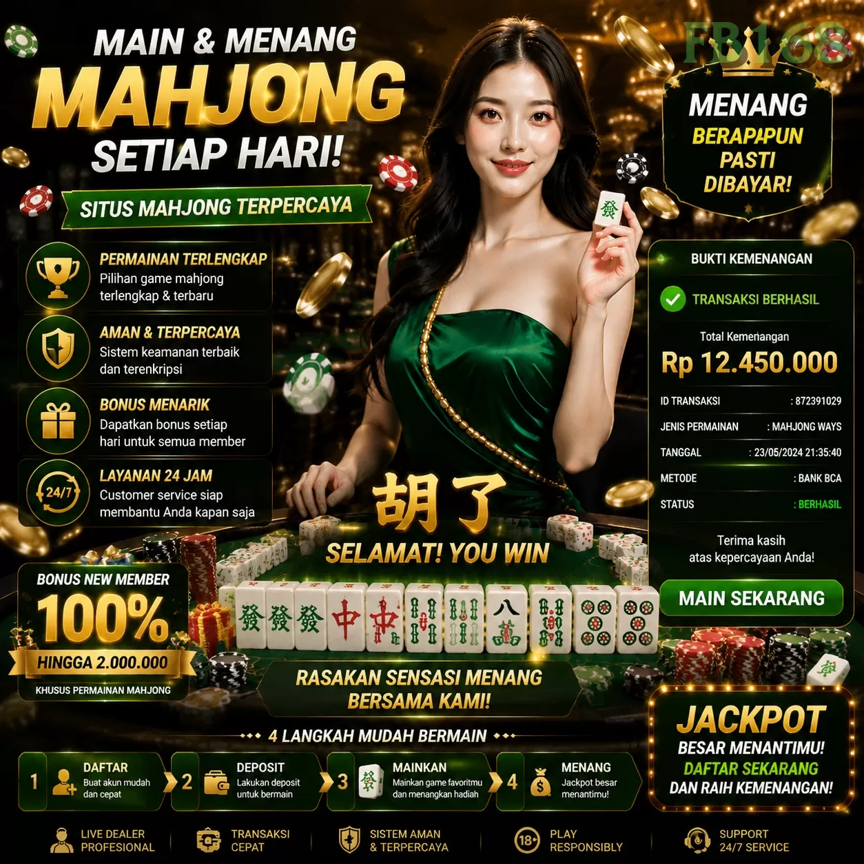 Main fb168presidenccq Menang Jackpot Besar